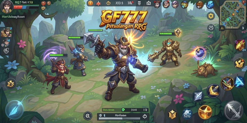 Tampilan antarmuka RPG GF777 yang memikat dan interaktif.