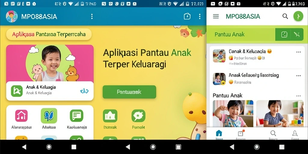 Tampilan antarmuka MPO88ASIA yang ramah pengguna untuk Pantau Anak.