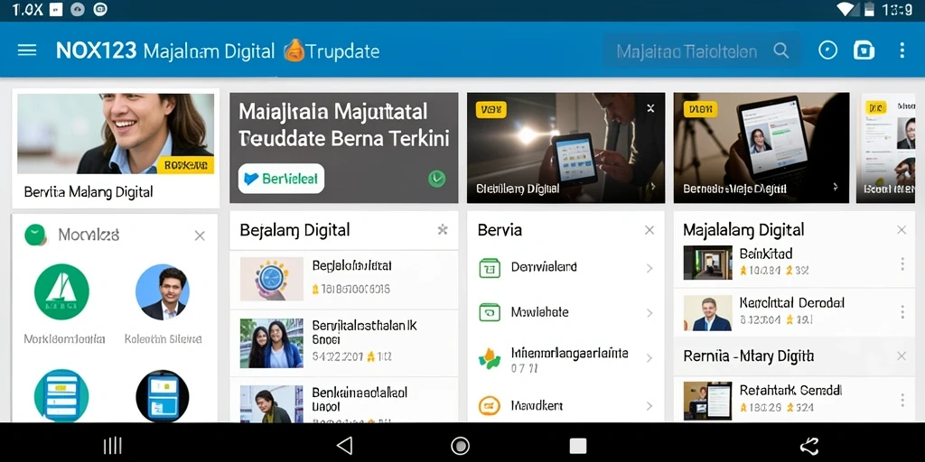 Antarmuka aplikasiyang menarik dan mudah digunakan.