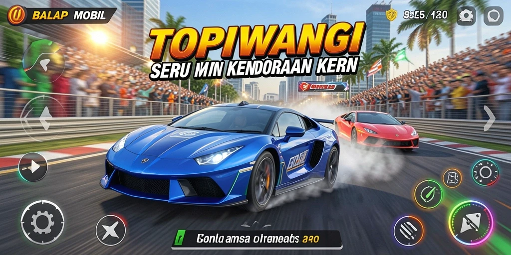 Antarmuka permainan <strong>TOPIWANGI</strong> menampilkan desain yang modern dan intuitif.